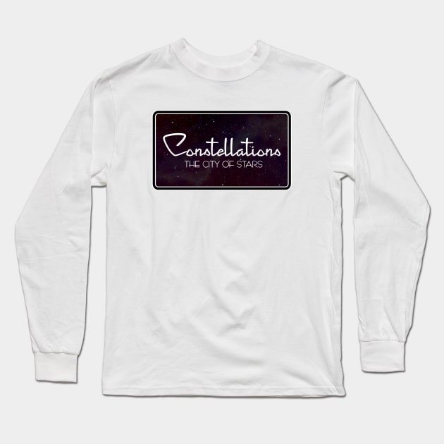 Constellations - City of the Stars Long Sleeve T-Shirt by Tomorrowland Arcade